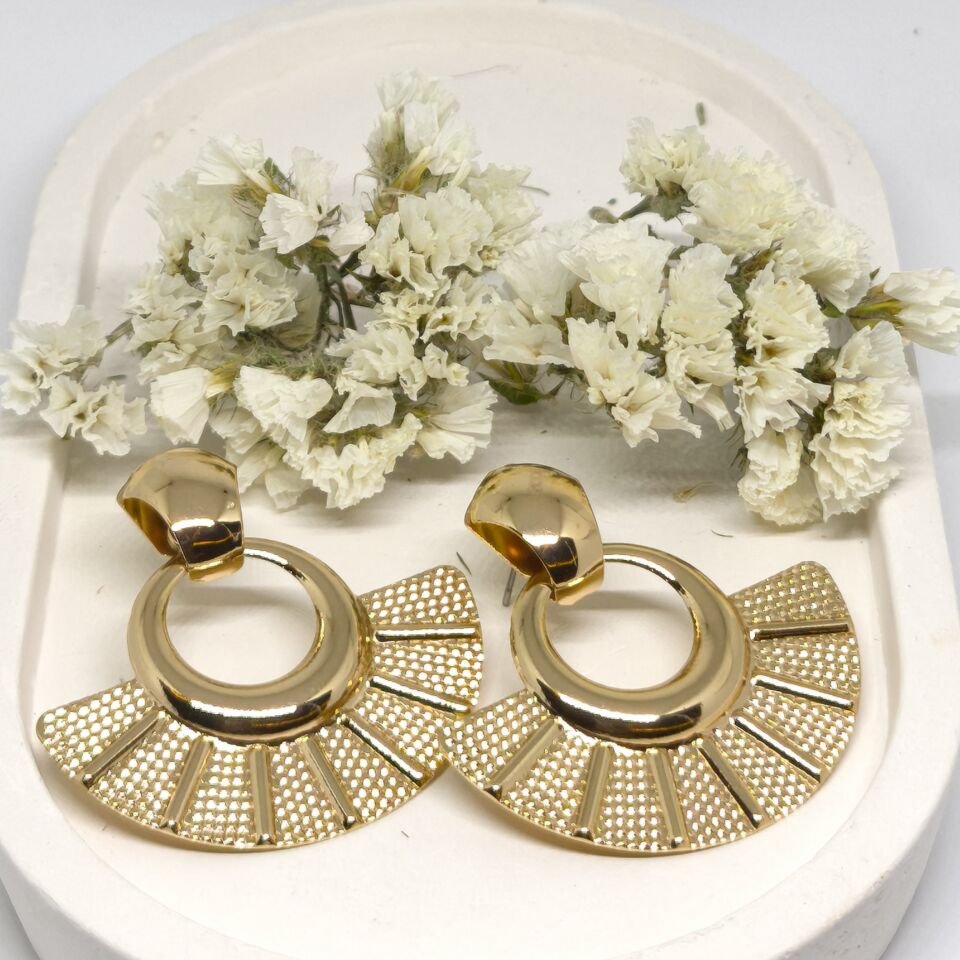 BOHEM 14K ALTIN KAPLAMA GOLD YELPAZE KÜPE