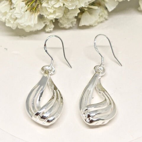 ELEGANT 925 AYAR GÜMÜŞ, 3 LÜ HALKA KÜPE