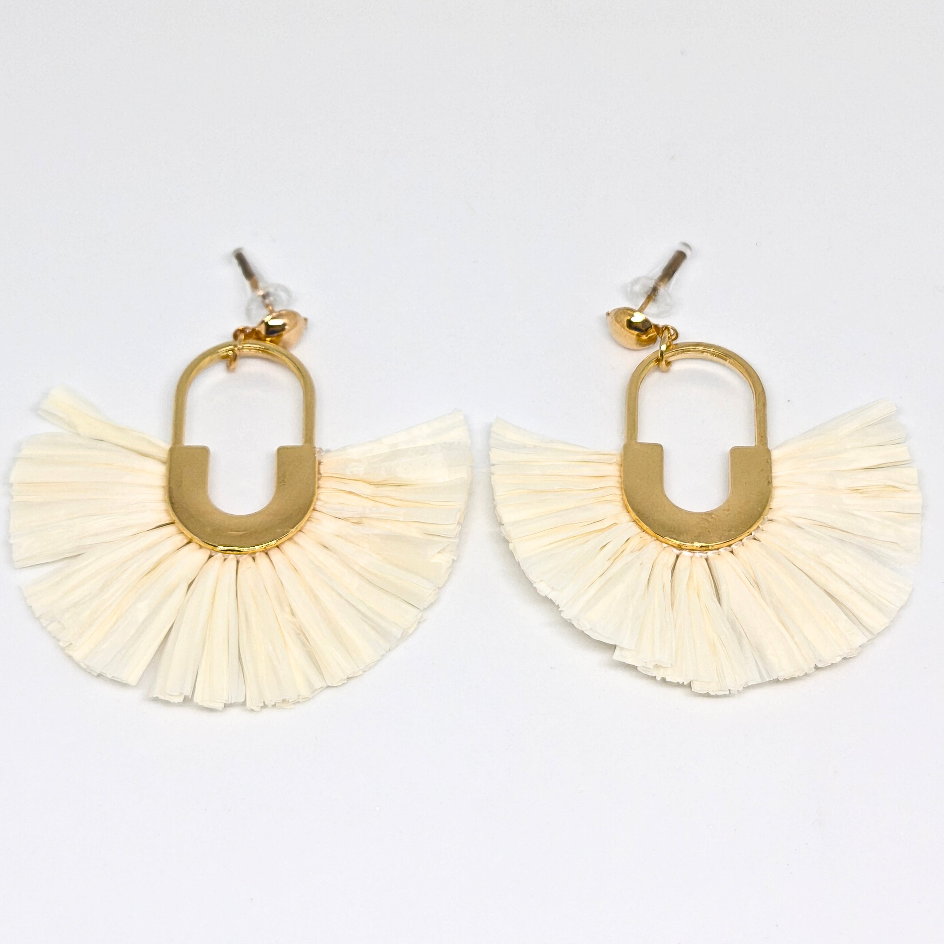 BOHEM PASLANMAZ ÇELİK ,RATTAN PÜSKÜLLÜ BOHEM KÜPE