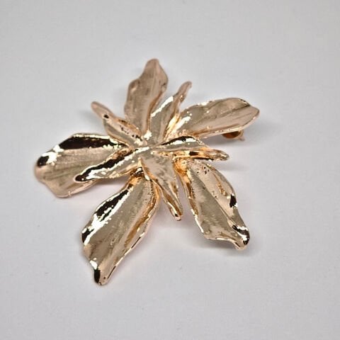 ELEGANT  ROSE GOLD YAPRAK  ÇİÇEK KÜPE
