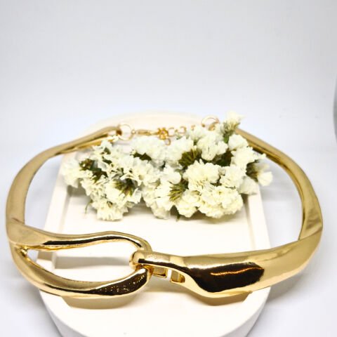 AVANGART ÖZEL TASARIM KALIN GOLD KOLYE