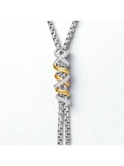 Bohem Y-Şekilli 2 Renkli PASLANMAZ  Çelik Yılan Zincirli Uzun Katmanlı Pandantif KOLYE